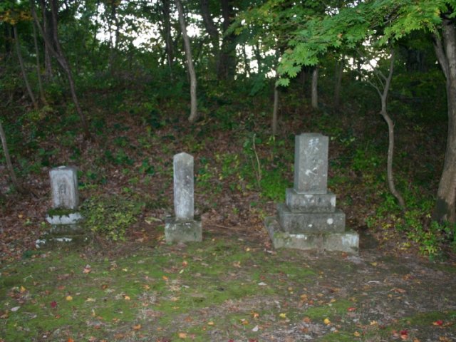 藍沢南城の墓